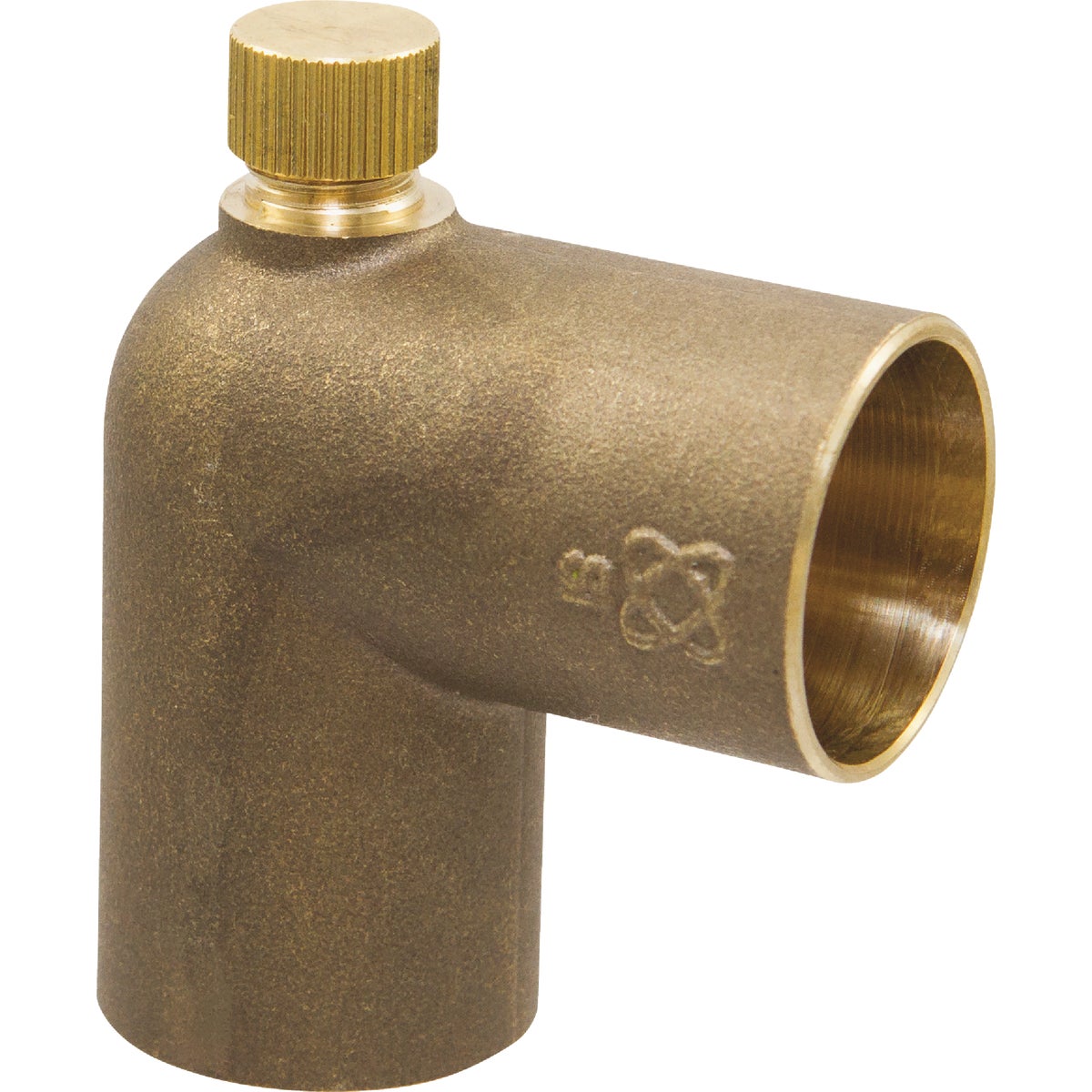 NIBCO 3/4 In. CxC 90 Deg. Copper Drain Elbow with Cap (1/4 Bend)