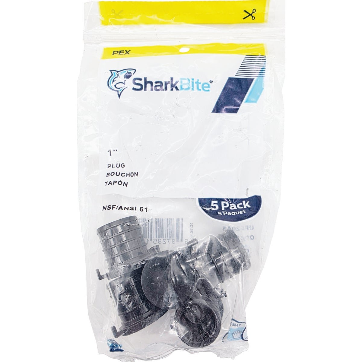SharkBite PEX-B 1 In. Poly Alloy Barb Plug (5-Pack) Image 2