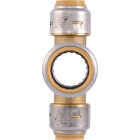 SharkBite 3/4 In. x 3/4 In. x 1/2 In. x 1/2 In. Push-to-Connect Brass Cross Tee Fitting Image 3