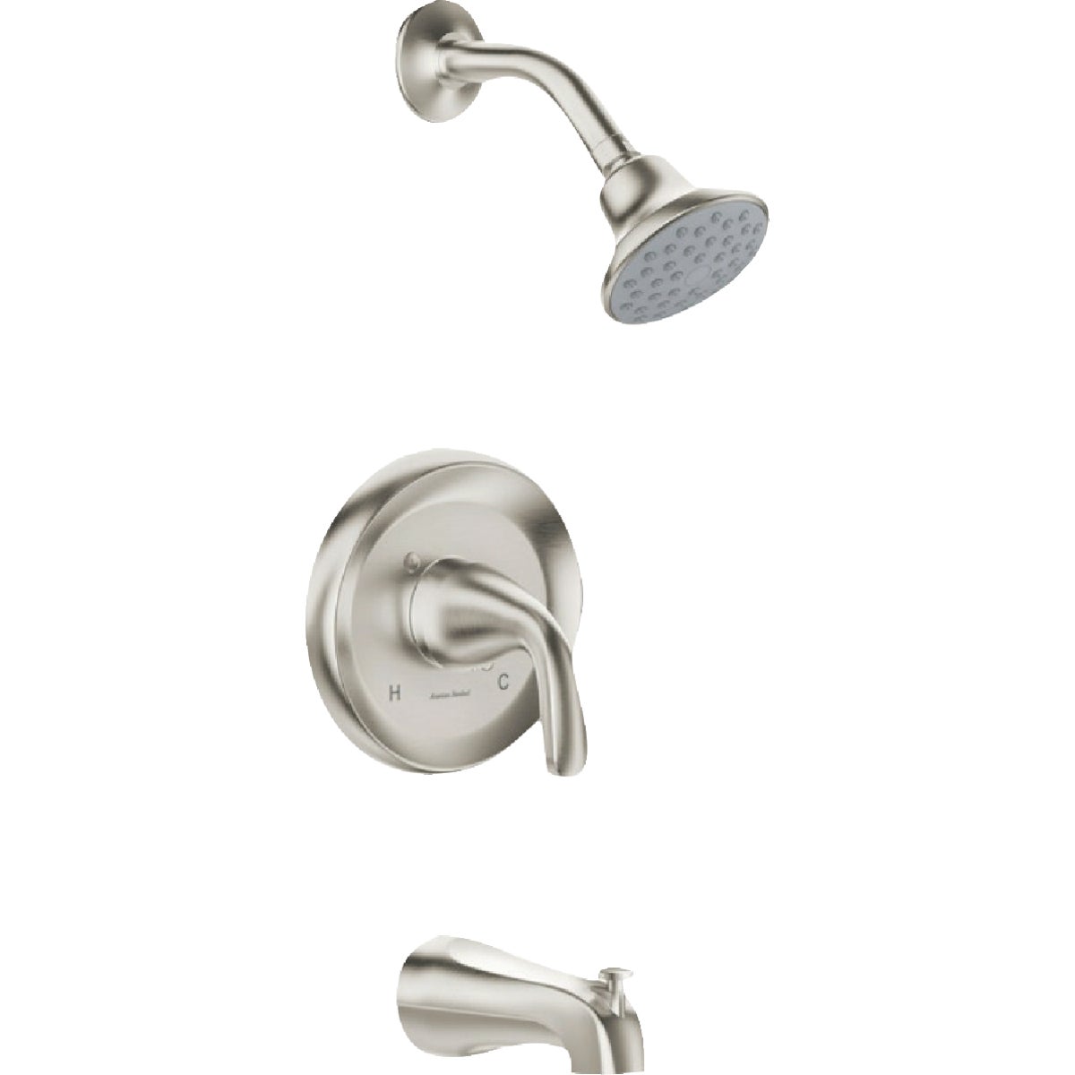 American Standard Cadet Brushed Nickel Single-Handle Lever Tub & Shower Faucet Image 4