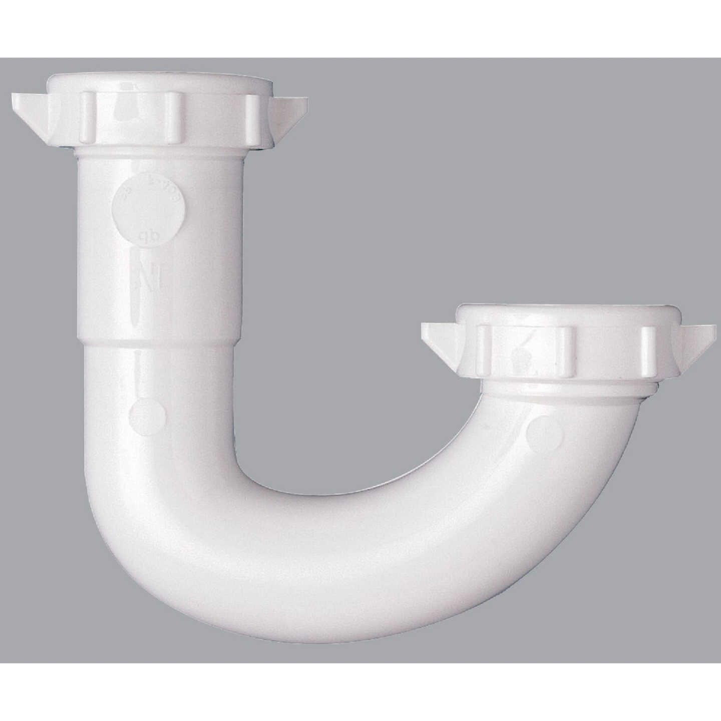 Do it Best 1-1/2 In. White Plastic J-Bend with Reducer Washer Image 1