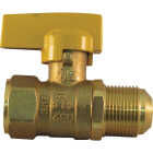 Pro-Flex 1/2 In. Flare x 1/2 In. Flare Brass Gas Valve Image 1
