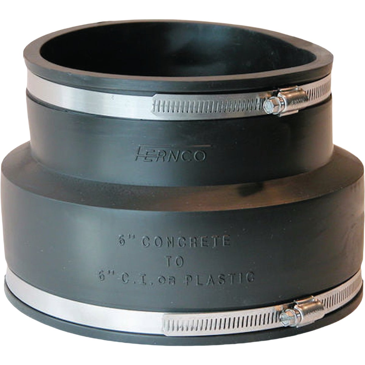Fernco 6 In. x 6 In. Concrete to Cast Iron or Plastic Flexible Coupling