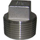 Lasco 1/2 In. Male Iron Pipe 301 Stainless Steel Plug Image 1