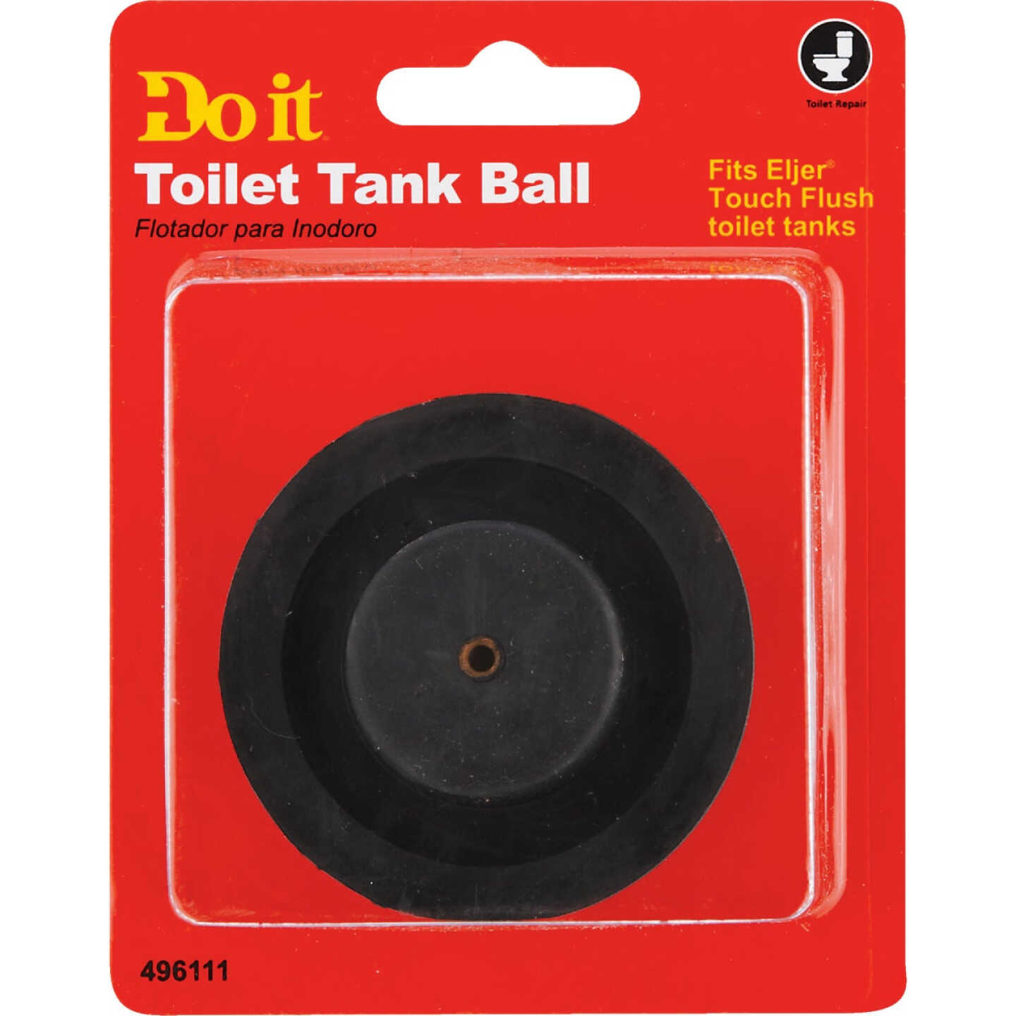 Do it Black Rubber Eljer Tank Ball Image 2