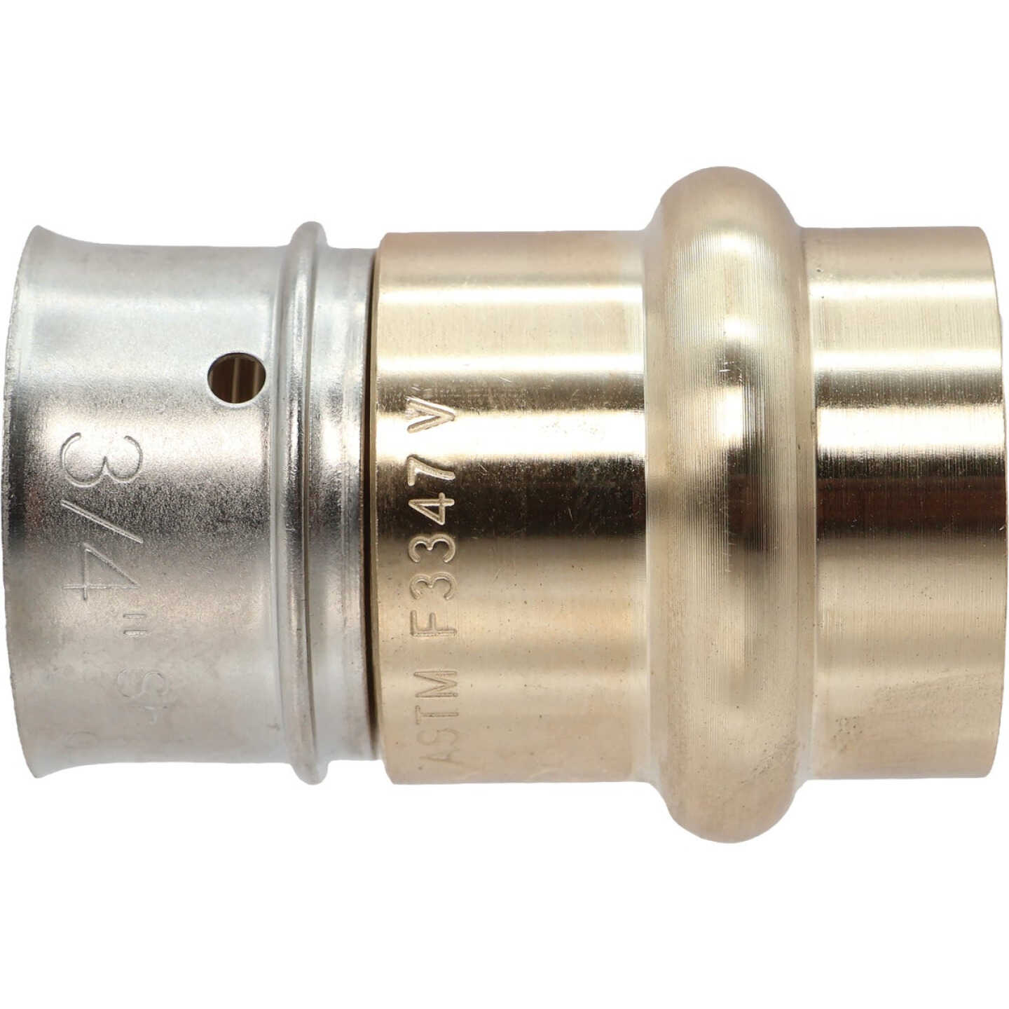 SharkBite 3/4 In. x 3/4 In. CU Press Brass Adapter Image 4