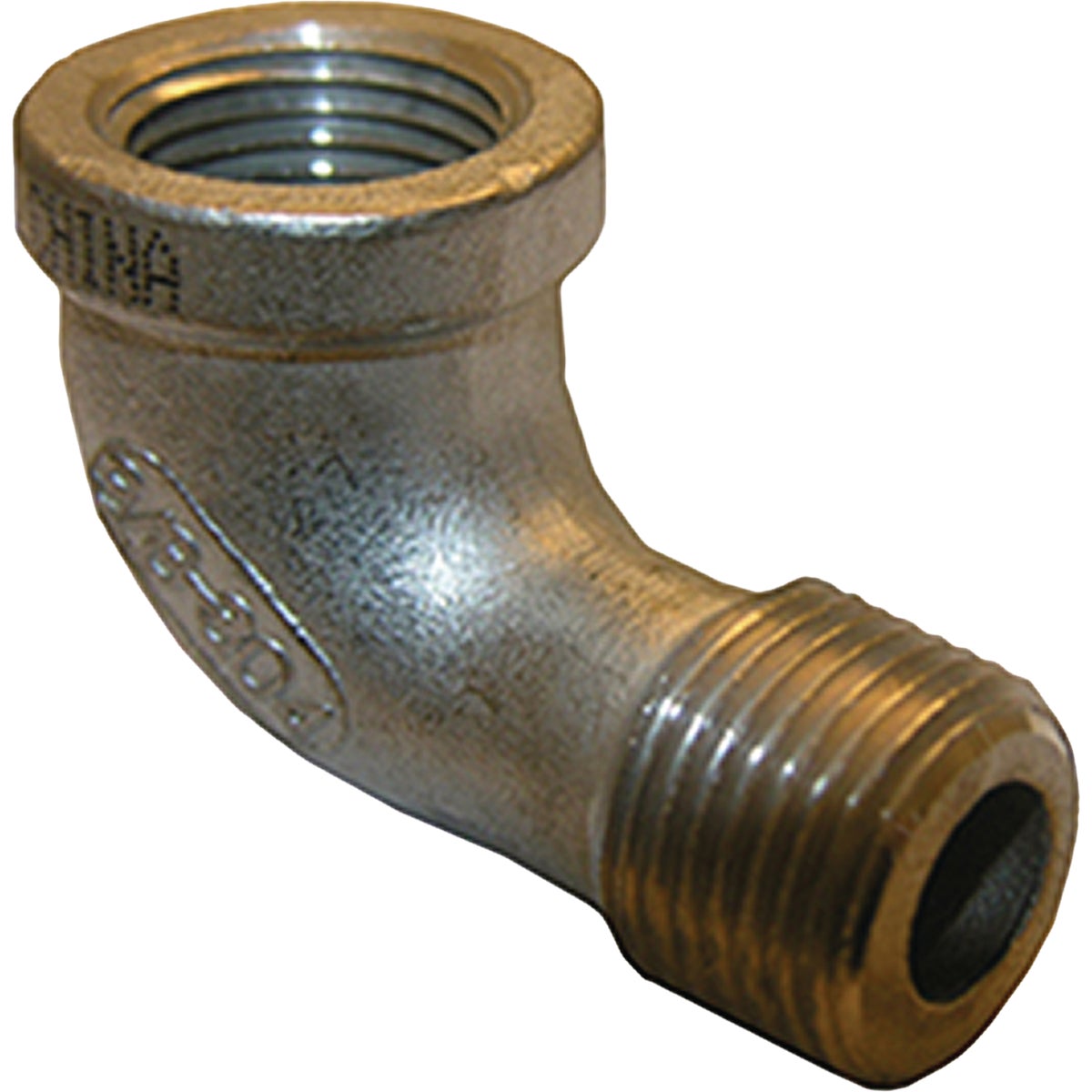 Lasco 1/4 In. Female Iron Pipe x Male Iron Pipe 90 Deg Stainless Steel Street Elbow