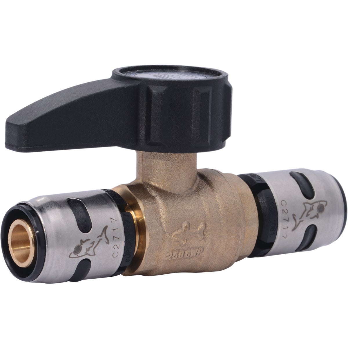 SharkBite EvoPex 1/2 In. x 1/2 In. Push-to-Connect Plastic Ball Valve Image 1