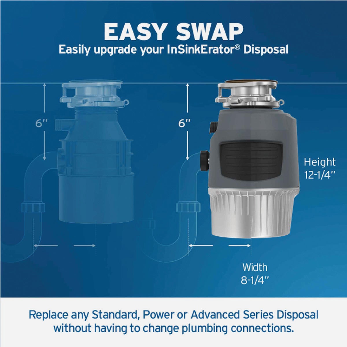 Insinkerator Evolution 1 HP Garbage Disposer, 10 Year Warranty Image 4