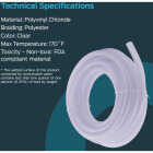 Eastman EZ-Flo 10 Ft. Braided Vinyl Tubing 3/4 In. ID x 1 In. OD Image 2