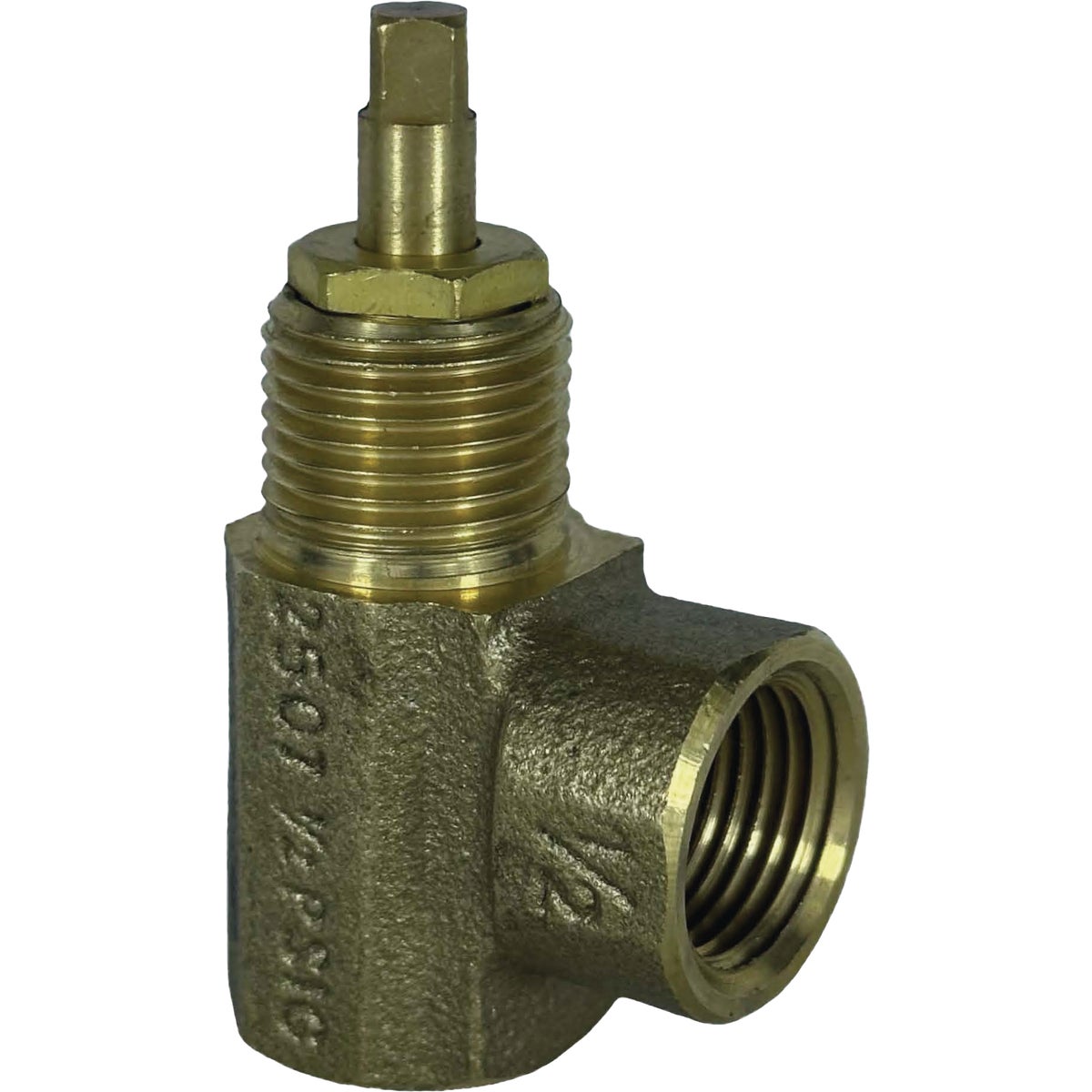Blue Flame 1/2 In. Brass Angle Pattern Gas Globe Valve