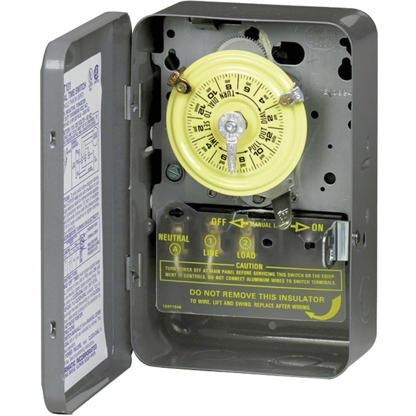 Intermatic 125V 40A 4000W DPST Timer Image 1