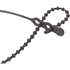 Gardner Bender Beadle Wrap 24 In. x 1/4 In. Black Flexible Plastic Cable Tie (5-Pack) Image 1