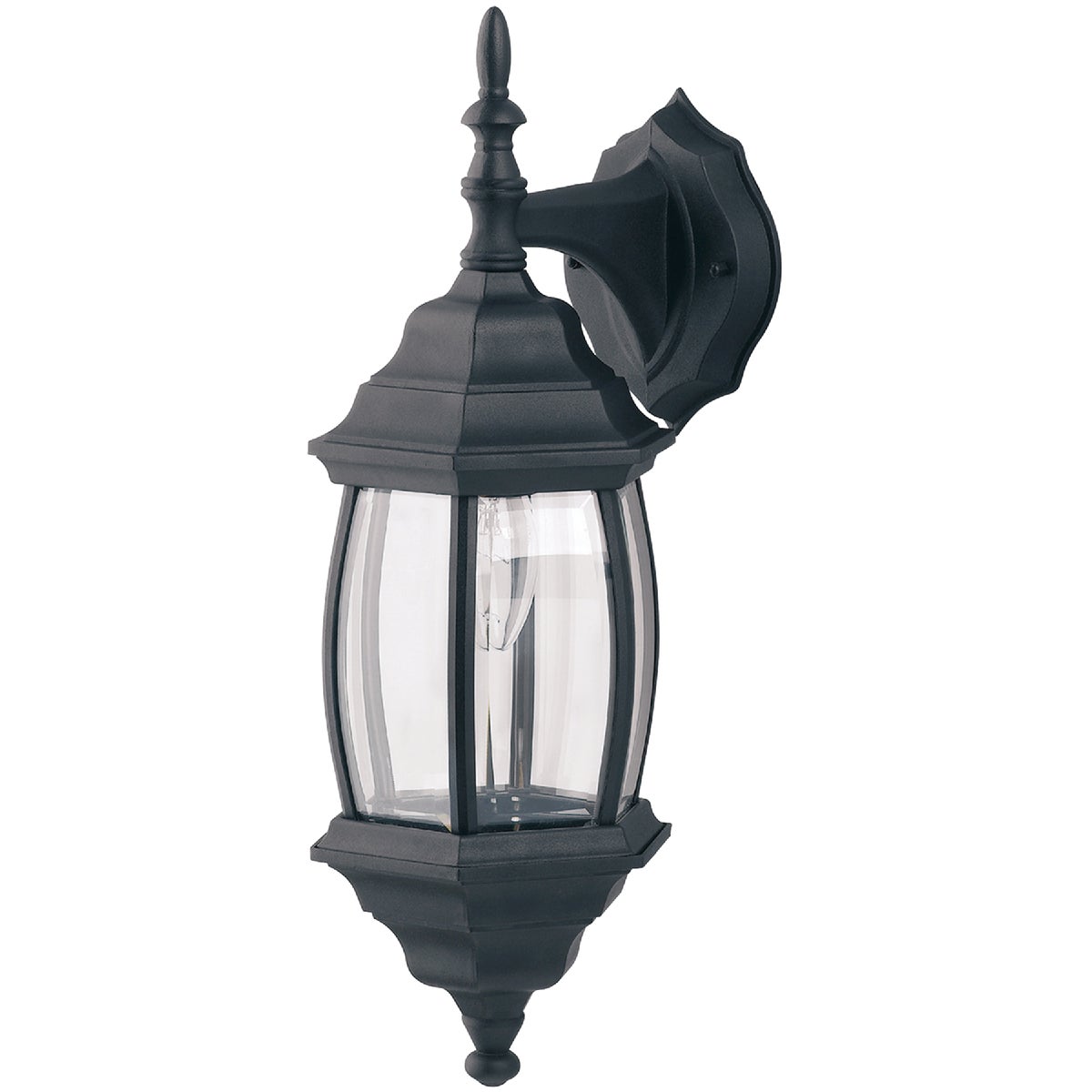 Canarm Black Incandescent Type A or B Outdoor Wall Light Fixture (2-Pack)