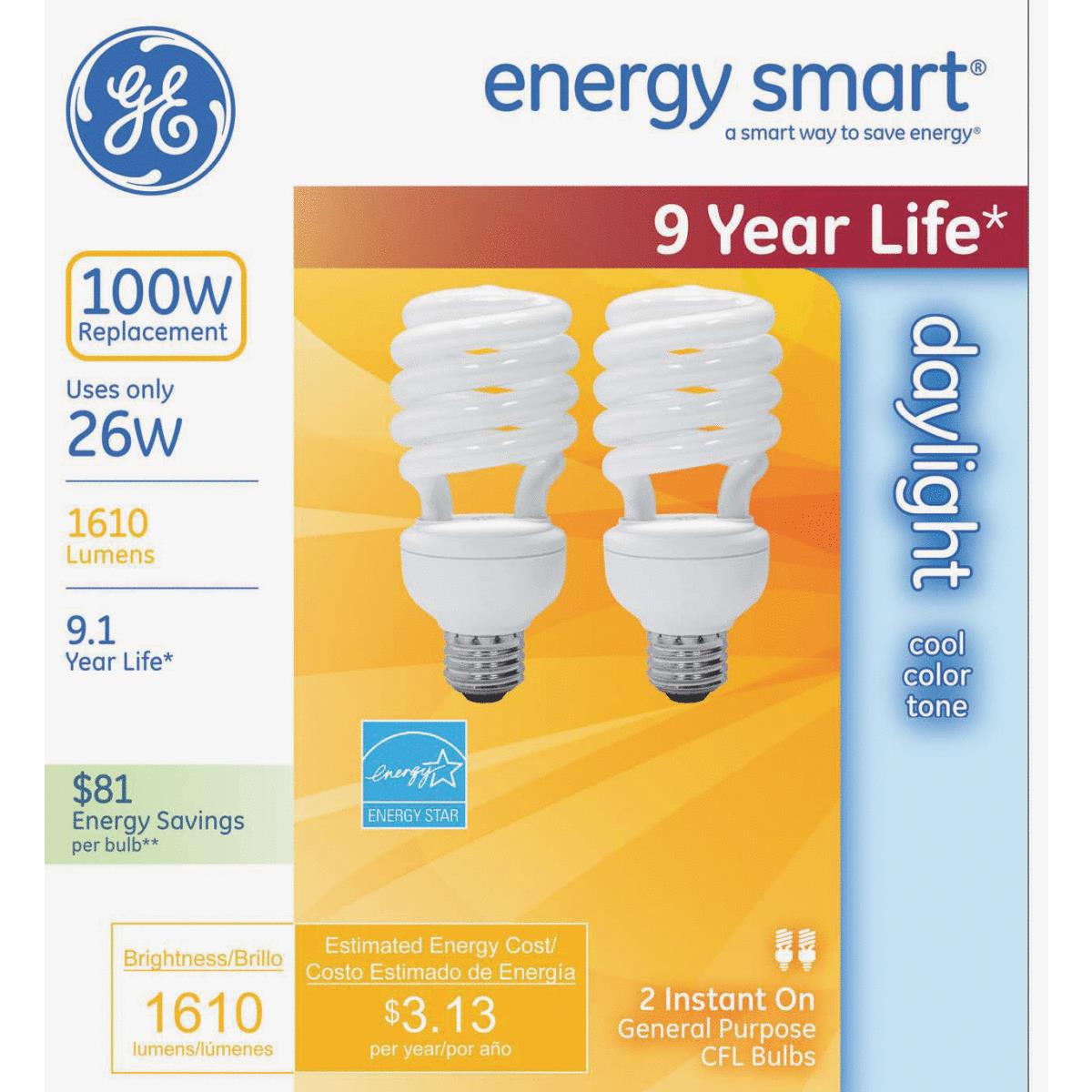 2PK 26W DAY CFL BULB Image 1