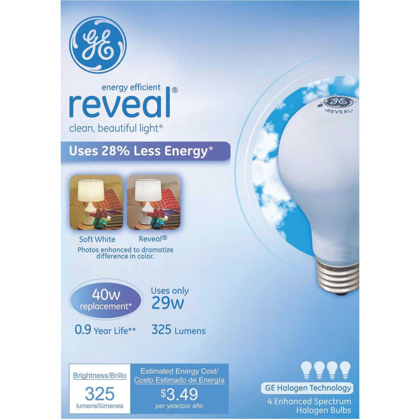 4PK 29W HAL REVEAL BULB Image 1