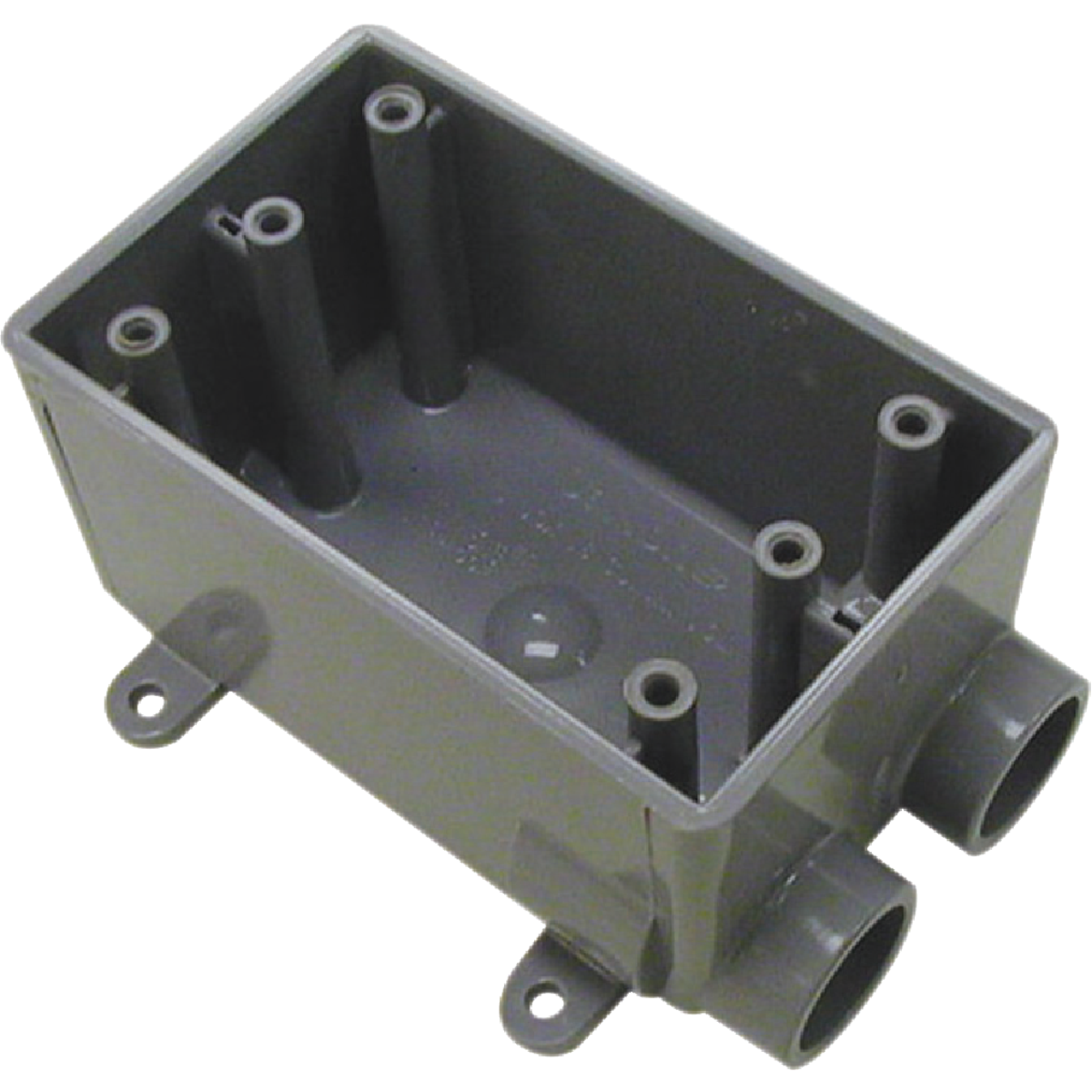 Carlon 1-Gang PVC Molded Rigid Non-Metallic Dead-End Termination Wall Box, 1 In. Outlet Image 1
