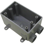 Carlon 1-Gang PVC Molded Rigid Non-Metallic Dead-End Termination Wall Box, 1 In. Outlet Image 1