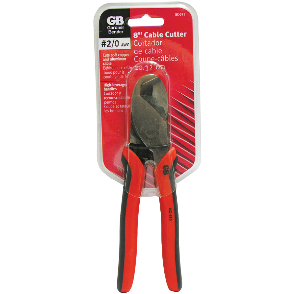 Gardner Bender High-Leverage 8 In. Cable Cutter Image 1