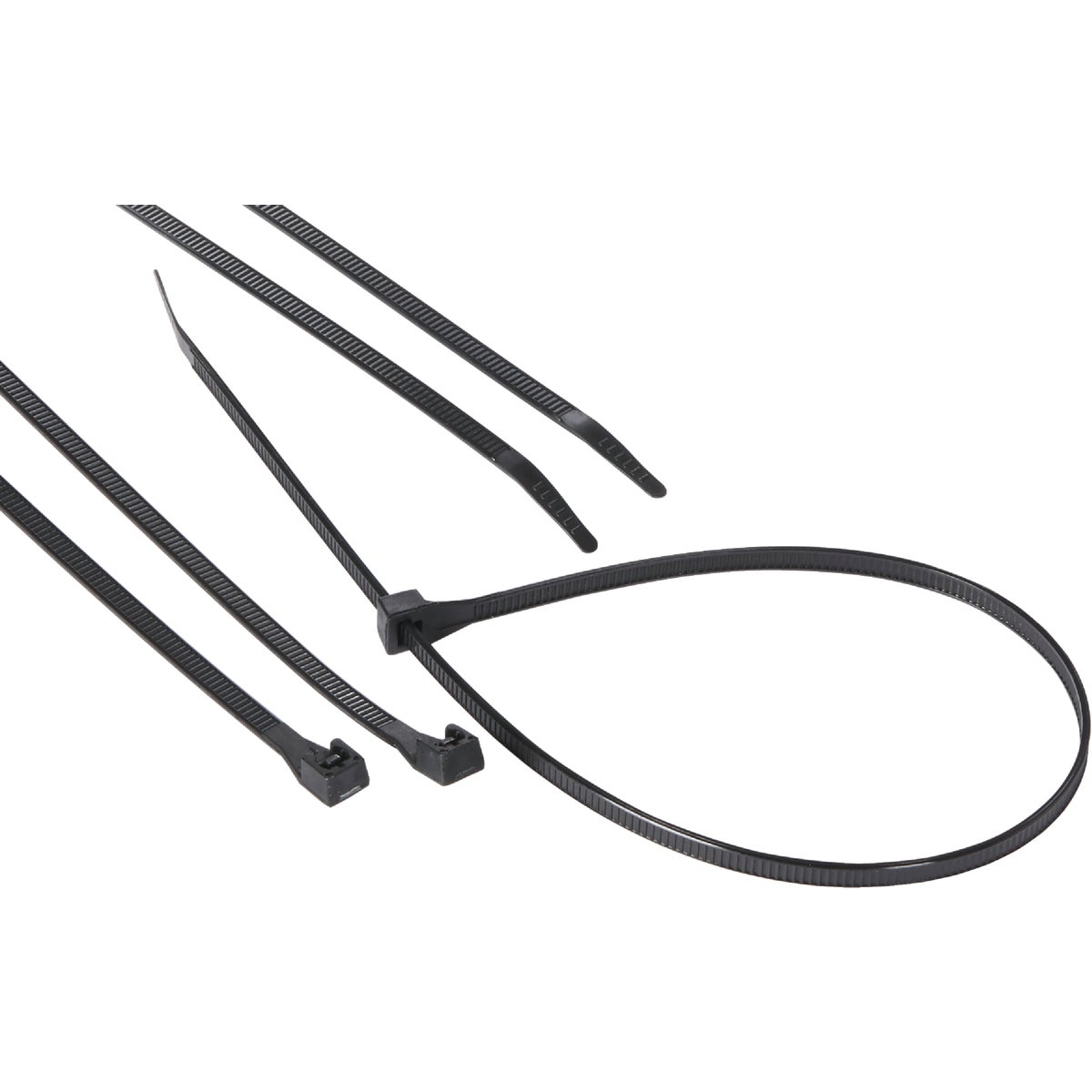 Gardner Bender 14 In. x 0.17 In. Black Nylon Ultra Violet Cable Tie (100-Pack) Image 3