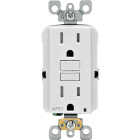 Leviton SmartLockPro 15A White 5-15R AFCI Outlet Image 1