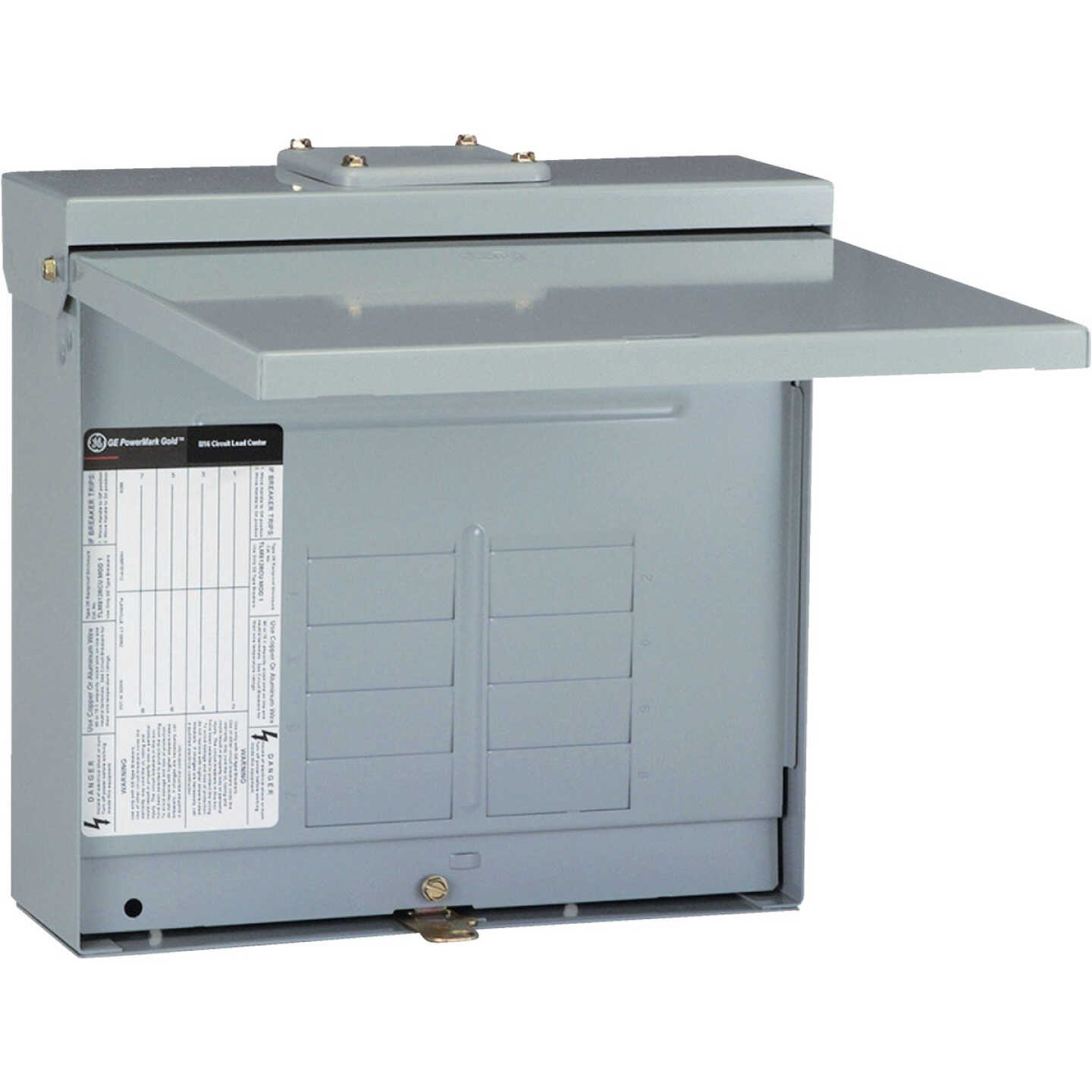GE PowerMark Gold 125A 8-Space 16-Pole Outdoor Main Lug Load Center Image 1
