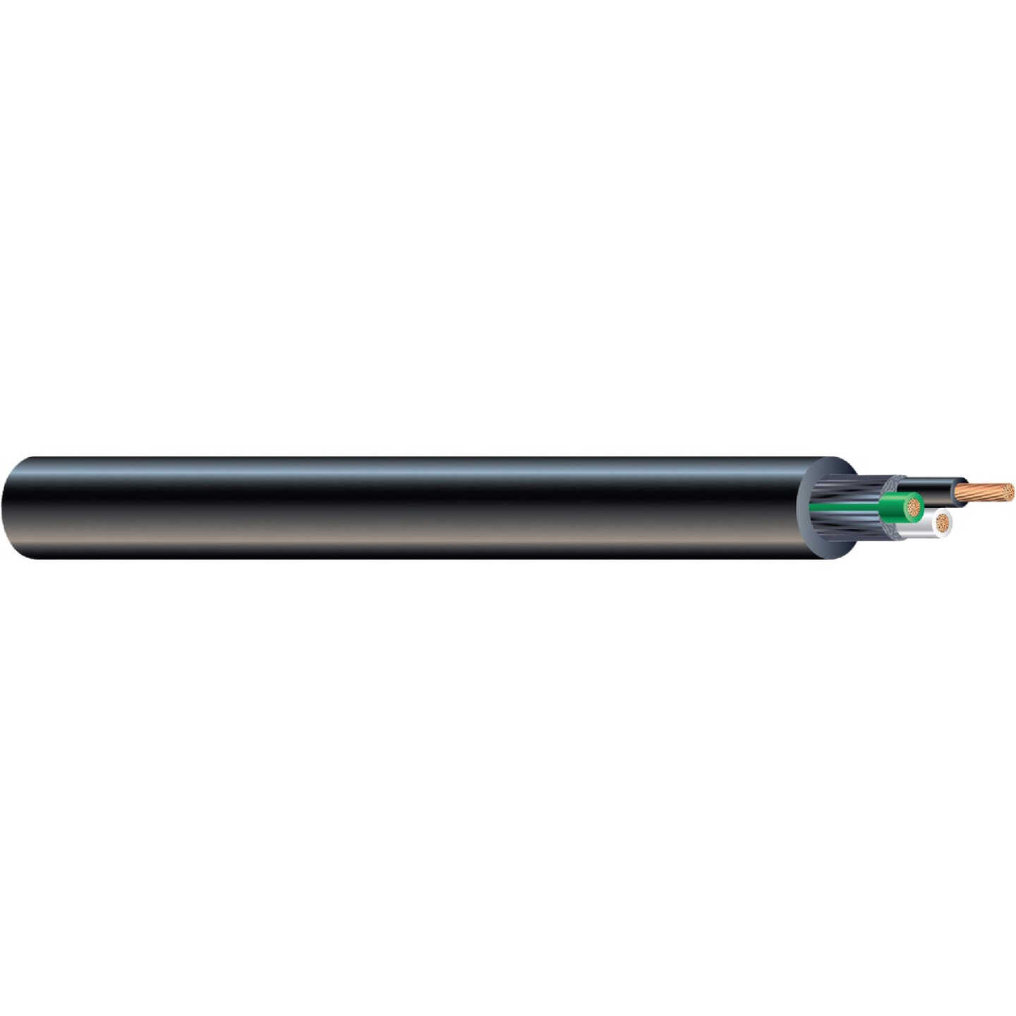 Southwire 100 Ft. 12/3 Portable Submersible Hard Service Cord Electrical Wire Image 1