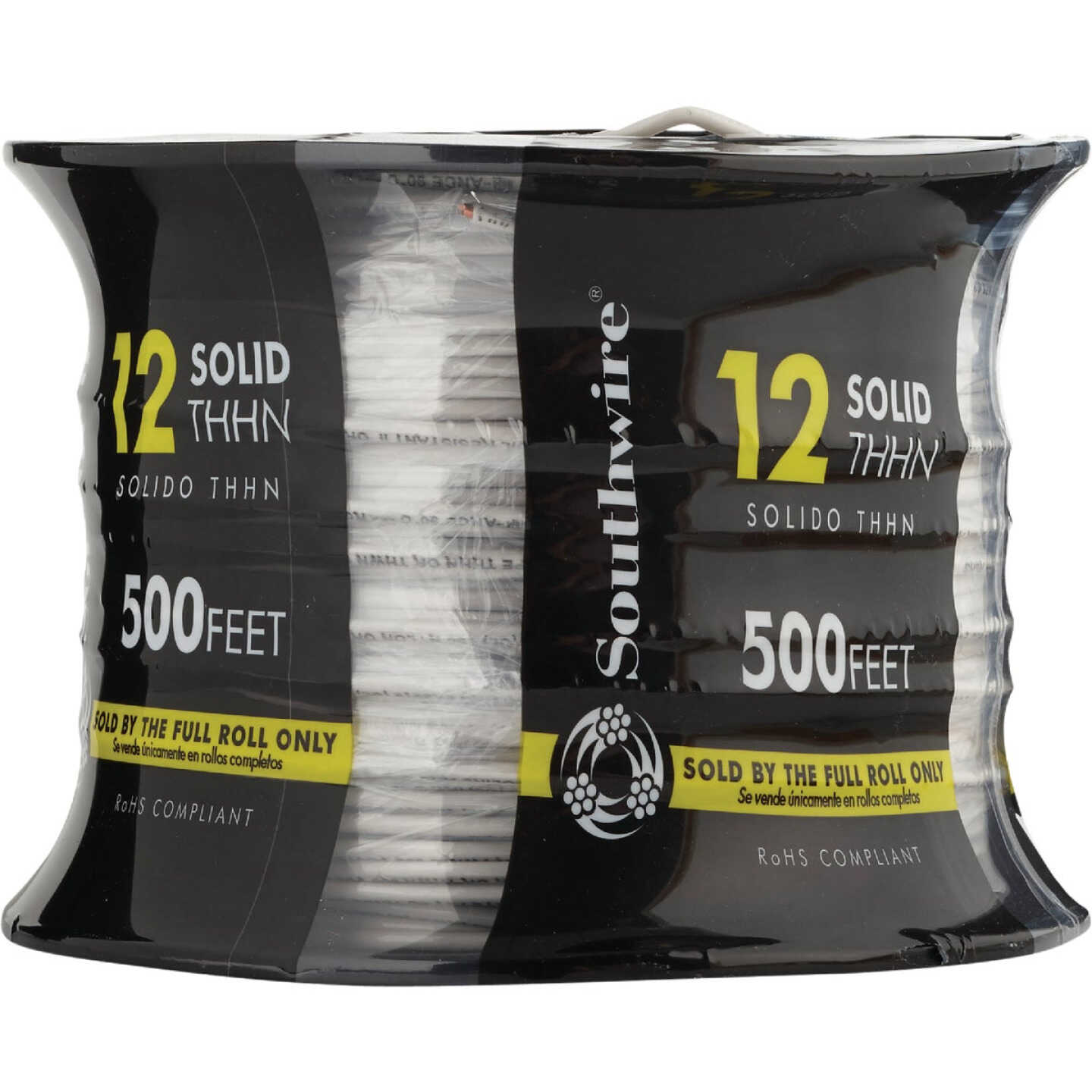 Southwire 500 Ft. 12 AWG Solid White THHN Electrical Wire Image 2
