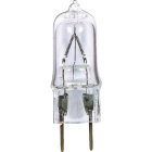 Satco 20W 120V Clear Bi-Pin G8 Base T4 Halogen Special Purpose Light Bulb Image 1
