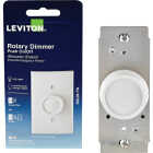 Leviton Trimatron White/Light Almond Push On/Off Rotary Dimmer Switch Image 1