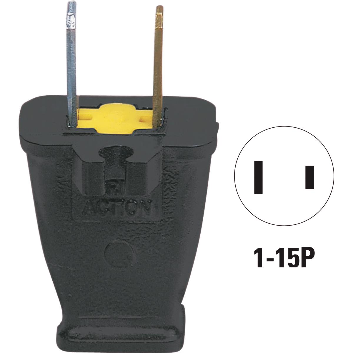 BLK CORD PLUG