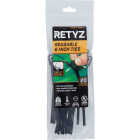 RETYZ EveryTie 6 In. Black Releasable Tie (20-Pack) Image 1