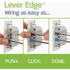Leviton Lever Edge Self-Test 15A White Tamper-Resistant GFCI Duplex Outlet Image 3