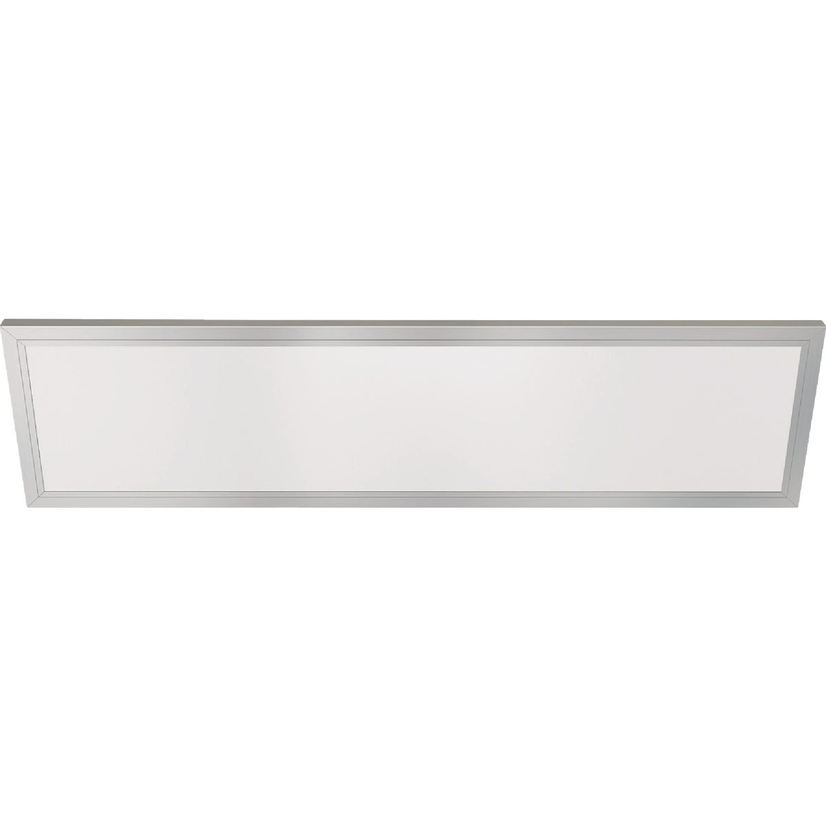 Feit Electric Edge-Lit 1 Ft. W. x 4 Ft. L. Nickel Dimmable 6-Way LED Utility Flush Mount Light