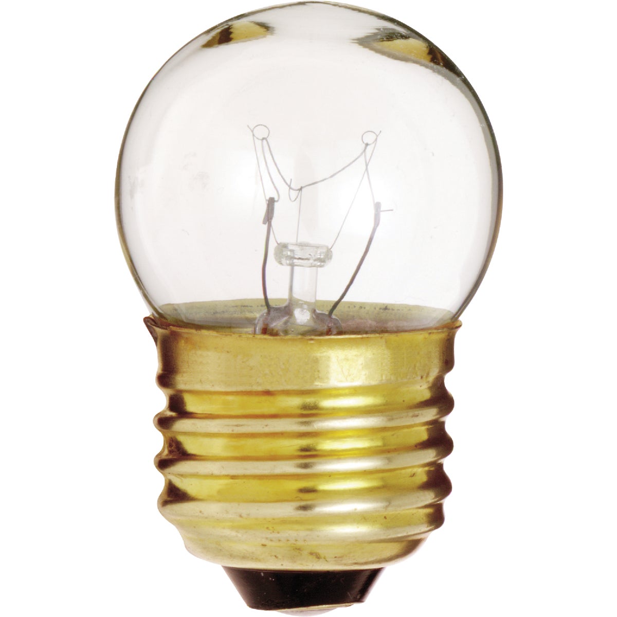 Satco 7.5W Clear Medium Base S11 Incandescent Light Bulb Image 1