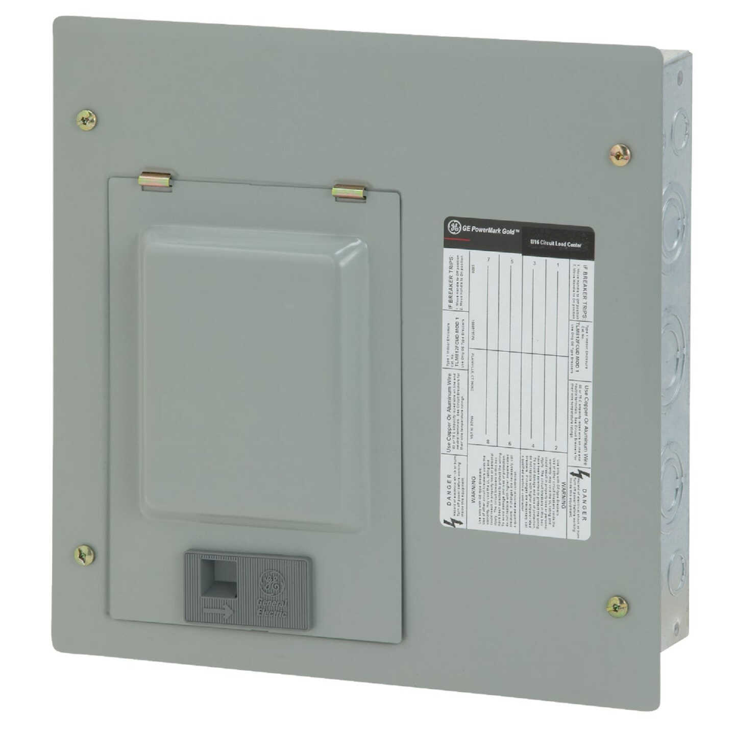 GE PowerMark Gold 125A 6-Space 12-Pole Indoor Convertible Main Lug Load Center Image 2