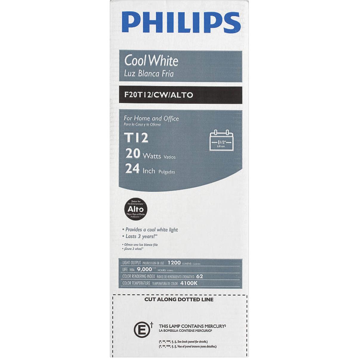 20W 24" T12CW FLUOR TUBE