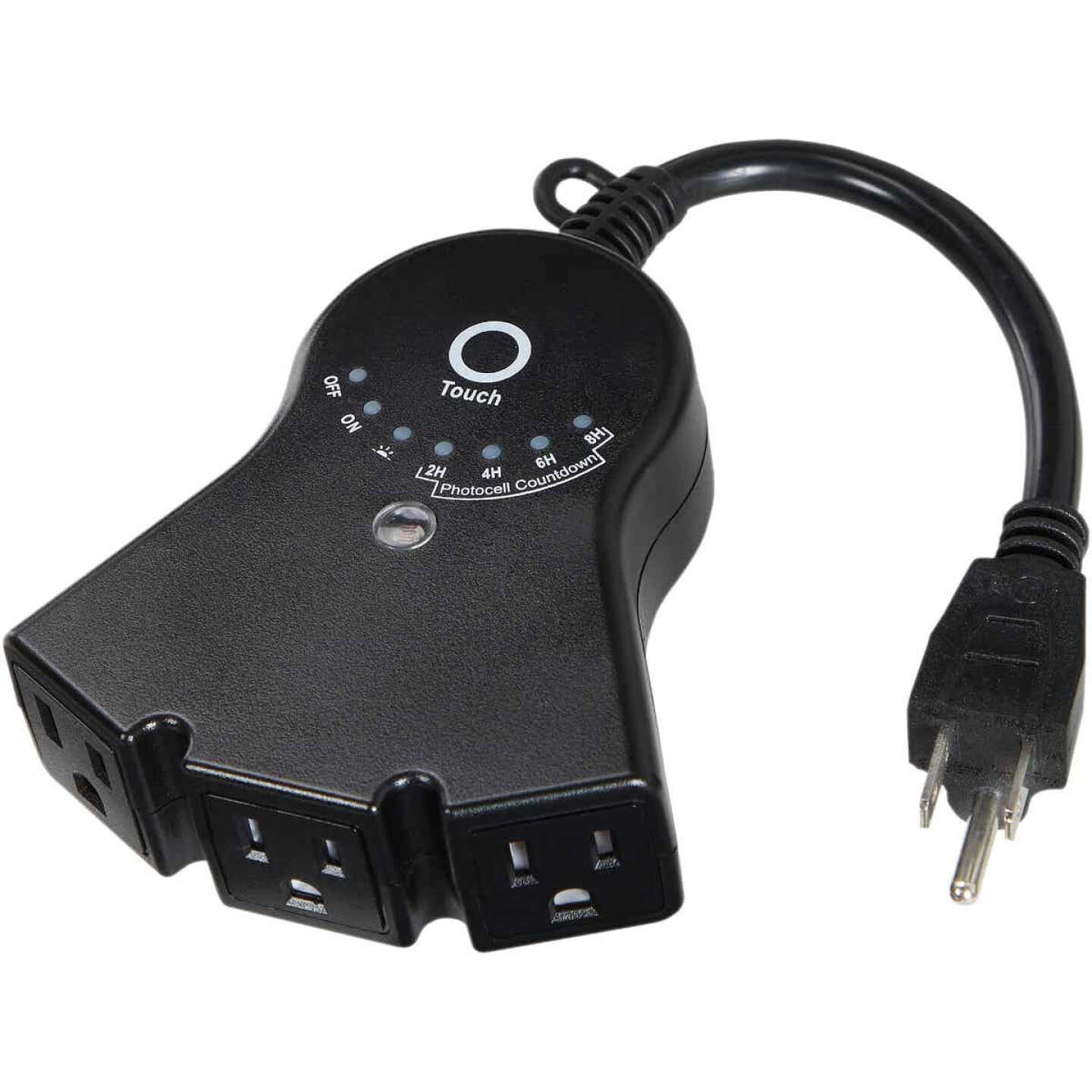 15A 125V 1875W Black Outdoor Timer Image 1