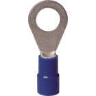 Gardner Bender 16 to 14 AWG #8 to #10 Stud Size Blue Vinyl-Insulated Barrel Ring Terminal (100-Pack) Image 1