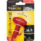 TripleLite 50 Lm. Red 180 Deg Mini LED Flashlight with Carabiner Image 1