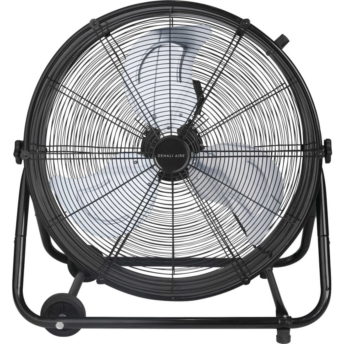 Denali Aire 24 In. Black 2-Speed High Velocity Tilting Drum Fan Image 1