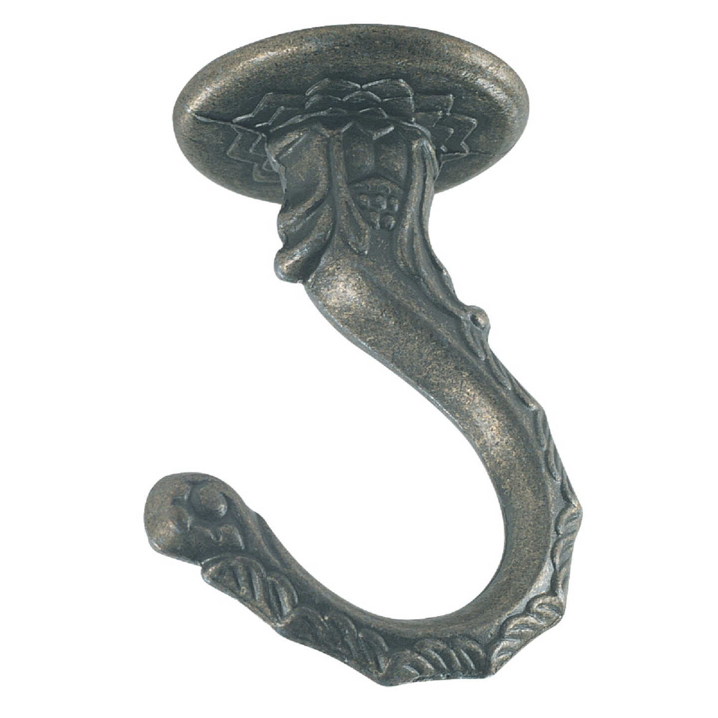 Westinghouse 2-1/2 In. Antique Brass Steel Swag Hook Image 1