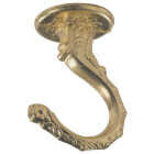 Westinghouse 2-1/2 In. Polished Brass Steel Swag Hook Image 1
