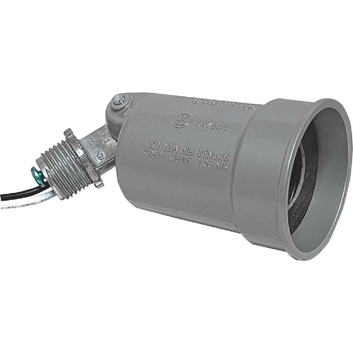 Southwire PAR38 Gray Weatherproof Lamp Holder