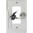 Amerelle LumiCover 1-Gang Universal Wallplate with Built-In Night Light, White Image 4