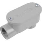 Halex 1/2 In. Die-Cast Copper-Free Aluminum Alloy Service Entrance Elbow Image 1
