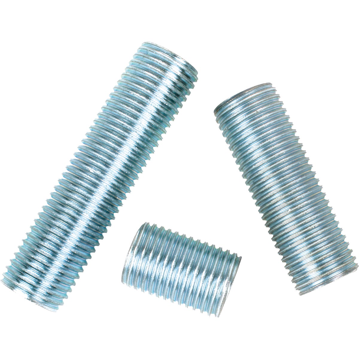 Jandorf 1/4IP Assorted Zinc Plated Nipple (3-Pack) Image 1