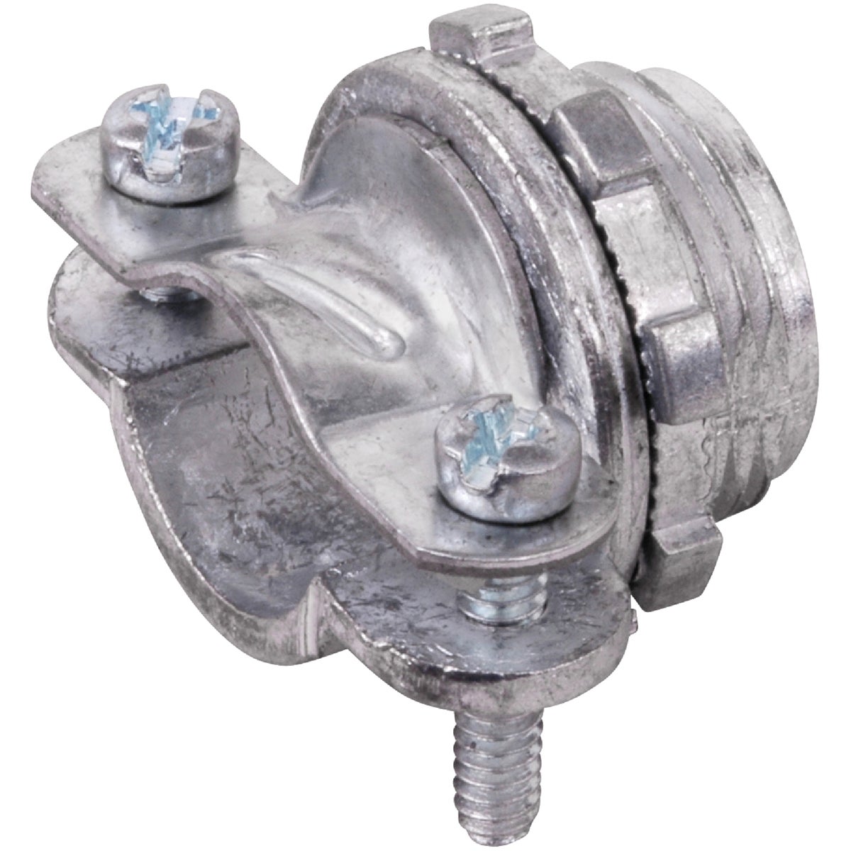 Halex 1 In. Die Cast-Zinc Clamp Box Connector Image 1
