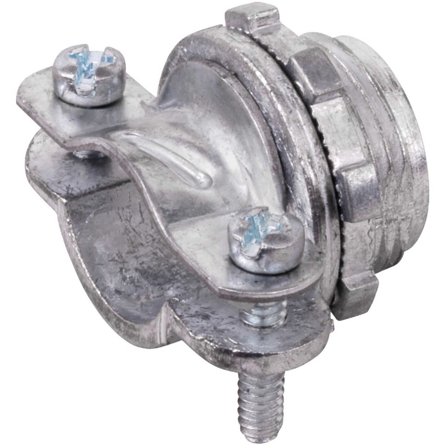 Halex 1 In. Die Cast-Zinc Clamp Box Connector Image 1