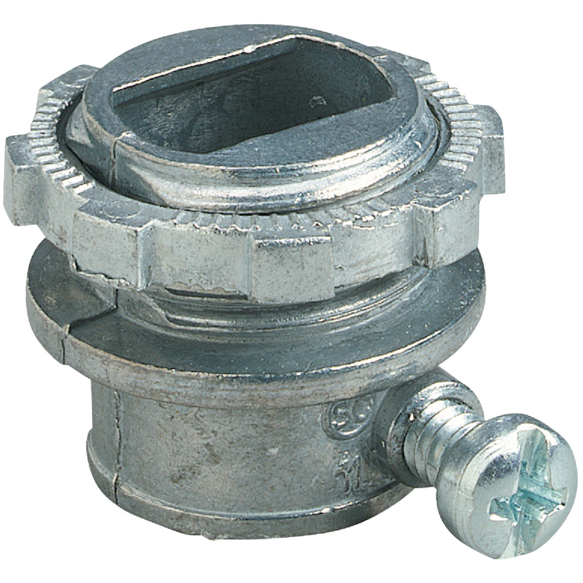 Halex 3/8 In. Set Screw Armored Cable/Conduit Connector